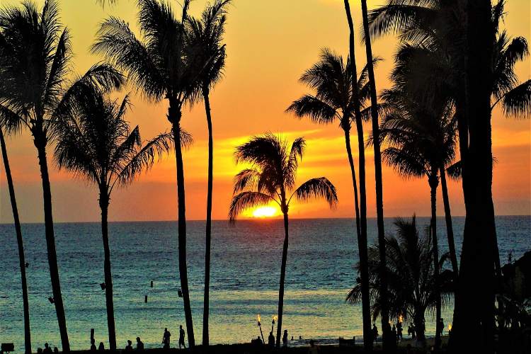 Maui Beach, Sunset Image